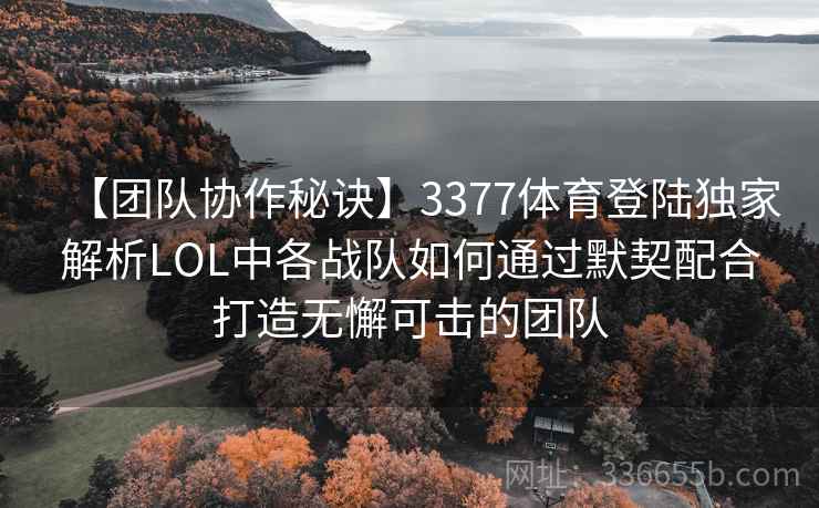 【团队协作秘诀】3377体育登陆独家解析LOL中各战队如何通过默契配合打造无懈可击的团队