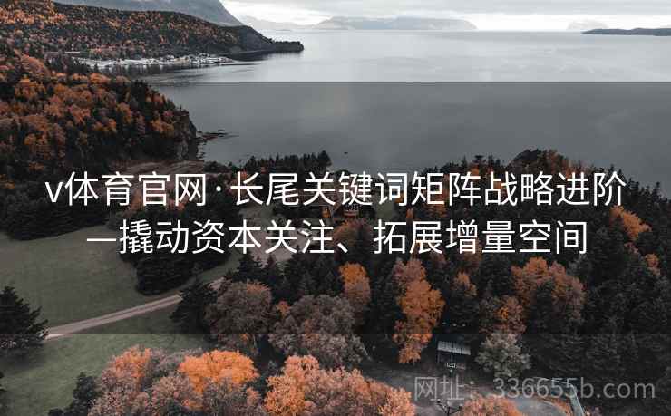 v体育官网·长尾关键词矩阵战略进阶—撬动资本关注、拓展增量空间