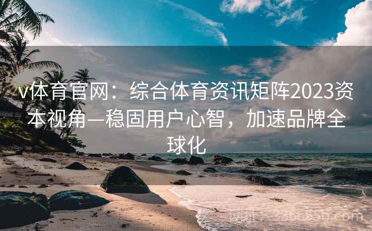 v体育官网：综合体育资讯矩阵2023资本视角—稳固用户心智，加速品牌全球化